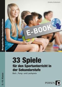 Produktbild: 33 Sportspiele f&uuml;r die Sekundarstufe