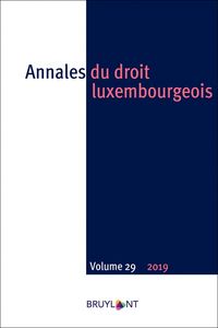 Produktbild: Annales du Droit Luxembourgeois T.29 (Edition 2018/2019)