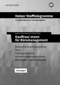 Produktbild: Holzer Stofftelegramme Baden-W&uuml;rttemberg &ndash; Kauffrau/-mann f&uuml;r B&uuml;romanagement