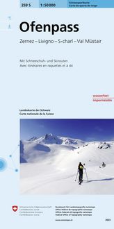 Produktbild: 259S Ofenpass Schneesportkarte