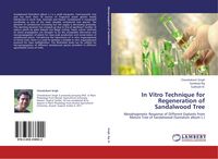 Produktbild: In Vitro Technique for Regeneration of Sandalwood Tree