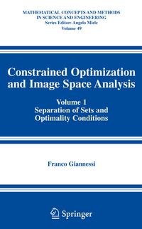 Produktbild: Constrained Optimization and Image Space Analysis