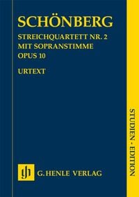 Produktbild: Arnold Sch&ouml;nberg - Streichquartett Nr. 2 op. 10 mit Sopranstimme
