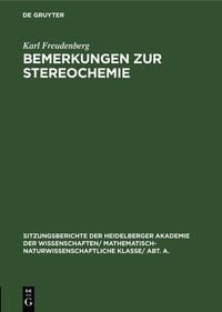 Produktbild: Bemerkungen zur Stereochemie