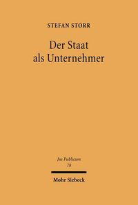Produktbild: Der Staat als Unternehmer