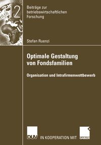 Produktbild: Optimale Gestaltung von Fondsfamilien