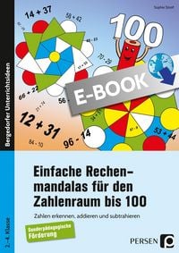 Produktbild: Einfache Rechenmandalas f&uuml;r den Zahlenraum bis 100