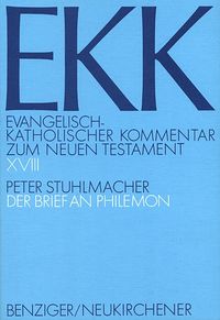 Der Brief an Philemon Peter Stuhlmacher