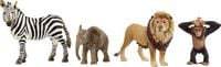 Produktbild: schleich&reg; 42721 - Wild Life, Afrika Starter Set, 4-teilig, (L&ouml;we/Zebra/Elefant/Schimpanse)