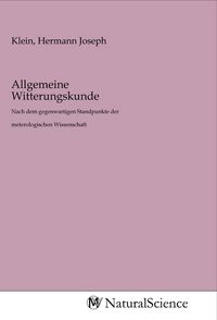 Produktbild: Allgemeine Witterungskunde