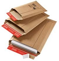 Produktbild: Colompac Rigid Plus CP010.04 Versandtasche (B x H x T) 235 x 340 x 35 mm Braun Verwendung f&uuml;r Papierformat=DIN A4+  1 St.