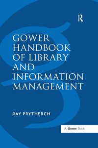 Produktbild: Gower Handbook of Library and Information Management
