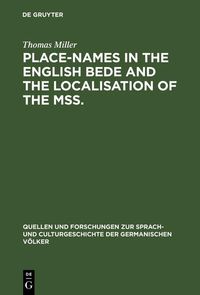 Produktbild: Place-names in the English Bede and the localisation of the mss.