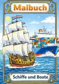 Produktbild: Malbuch, Boote und Schiffe.