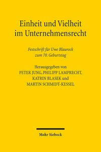 Produktbild: Einheit und Vielheit im Unternehmensrecht