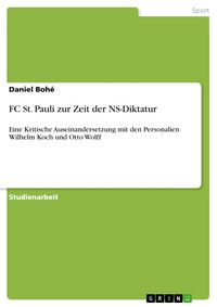 Produktbild: FC St. Pauli zur Zeit der NS-Diktatur