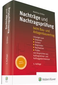 Produktbild: Nachtr&auml;ge und Nachtragspr&uuml;fung