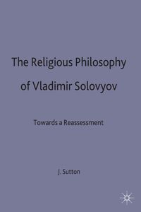 Produktbild: The Religious Philosophy of Vladimir Solovyov