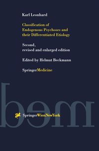 Produktbild: Classification of Endogenous Psychoses and their Differentiated Etiology