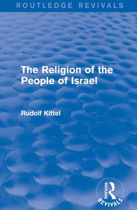 Produktbild: The Religion of the People of Israel