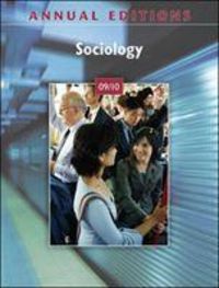 Produktbild: Finsterbusch, K: Annual Editions: Sociology