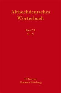 Produktbild: Althochdeutsches W&ouml;rterbuch / M-N