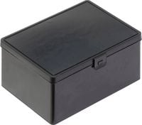 Produktbild: Alutec 1814.080 ESD Scharnierdose (B x H x T) 180 x 80 x 140mm Schwarz 1St.