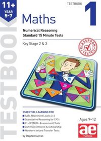 Produktbild: 11+ Maths Year 5-7 Testbook 1