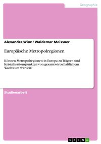 Produktbild: Europ&auml;ische Metropolregionen