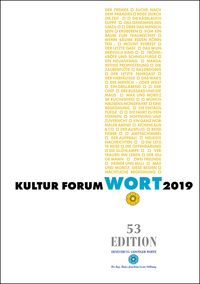 Produktbild: Kultur Forum Wort 2019