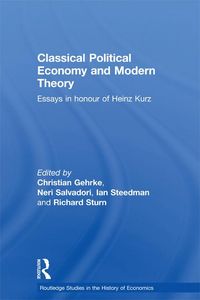 Produktbild: Classical Political Economy and Modern Theory