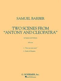 Produktbild: Two Scenes from Antony and Cleopatra: Study Score