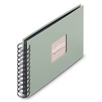 Produktbild: hama Spiral Album Fine Art salbei 24x17cm 50 schwarze Seiten