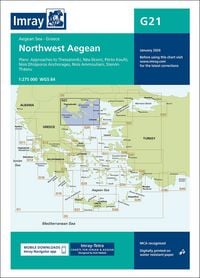 Produktbild: G21 Northwest Aegean Sea, Imray Chart