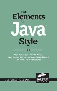 Produktbild: The Elements of Java Style