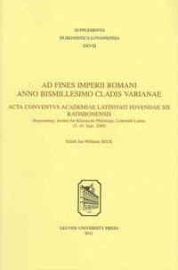 Produktbild: Ad fines imperii Romani anno bismillesimo cladi Varianae