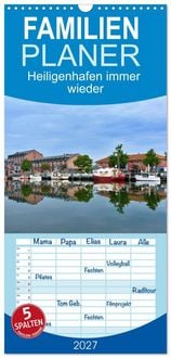 Produktbild: Familienplaner 2027 - Heiligenhafen immer wieder mit 5 Spalten (Wandkalender, 21 x 45 cm) CALVENDO