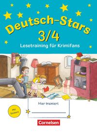 Produktbild: Deutsch-Stars 3/4 - Lesetraining f&uuml;r Krimifans