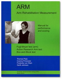 Produktbild: ARM. Arm Rehabilitation Measurement. Manual for performance and scoring