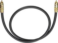 Produktbild: Cinch Audio Anschlusskabel [1x Cinch-Stecker - 1x Cinch-Stecker] 2.00 m Anthrazit vergoldete Steckkontakte Oehlbach NF 214 SUB