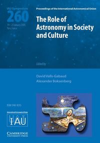 Produktbild: The Role of Astronomy in Society and Culture (IAU S260)