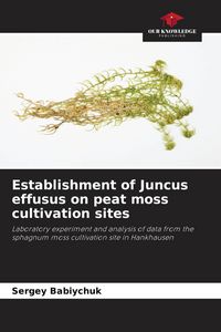 Produktbild: Establishment of Juncus effusus on peat moss cultivation sites