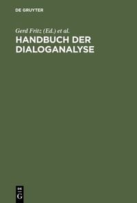 Produktbild: Handbuch der Dialoganalyse
