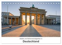 Produktbild: St&auml;dte und Sehensw&uuml;rdigkeiten in Deutschland (Tischkalender 2026 DIN A5 quer), CALVENDO Monatskalender