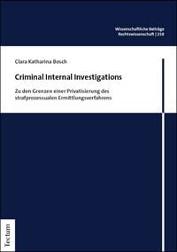 Produktbild: Criminal Internal Investigations