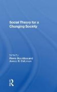 Produktbild: SOCIAL THEORY FOR A CHANGING S