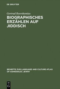 Produktbild: Biographisches Erz&auml;hlen auf Jiddisch