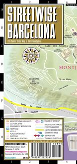 Produktbild: Map-Streetwise Barcelona Map -