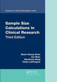 Produktbild: Sample Size Calculations in Clinical Research