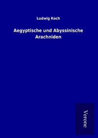 Produktbild: Aegyptische und Abyssinische Arachniden